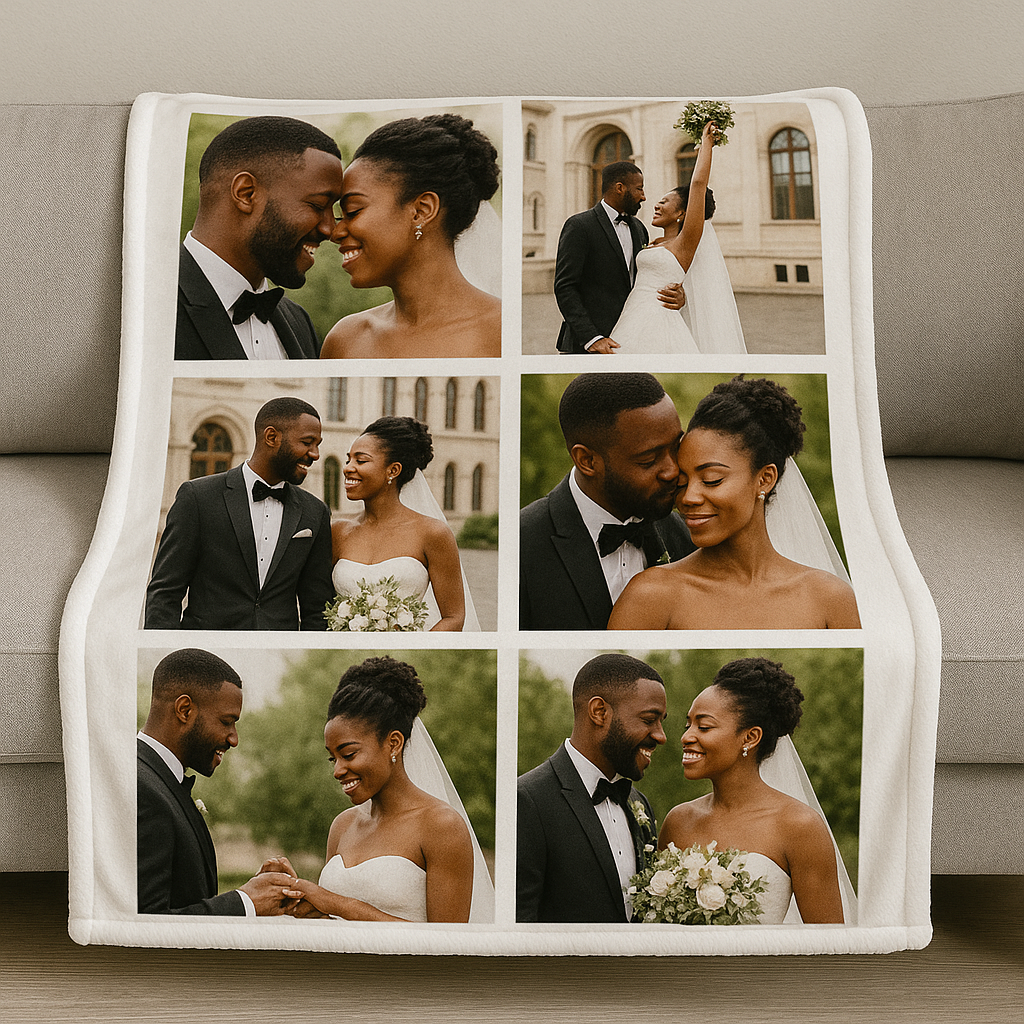 Photo Collage Blanket