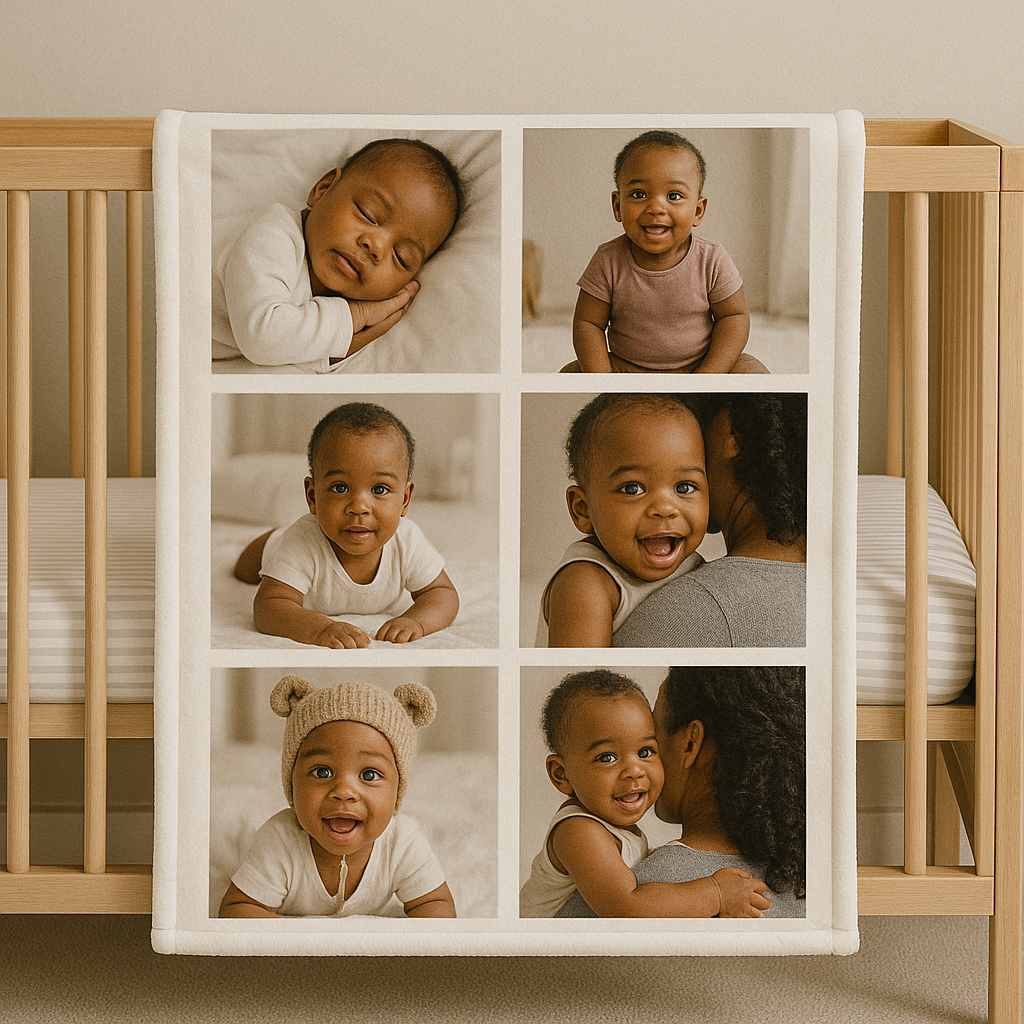 Photo Collage Blanket