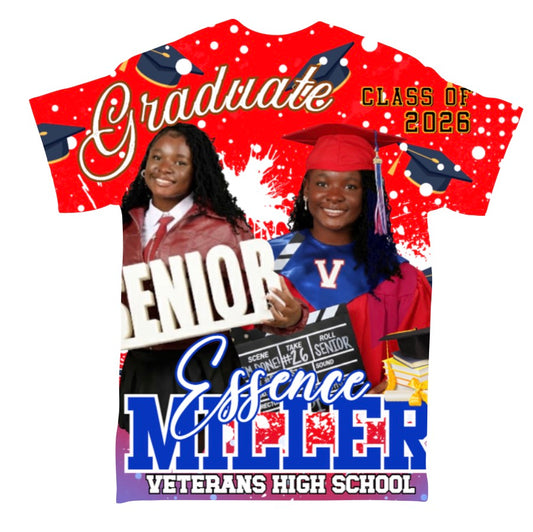 Custom 3D All-Over Print Shirt – Personalized Tee