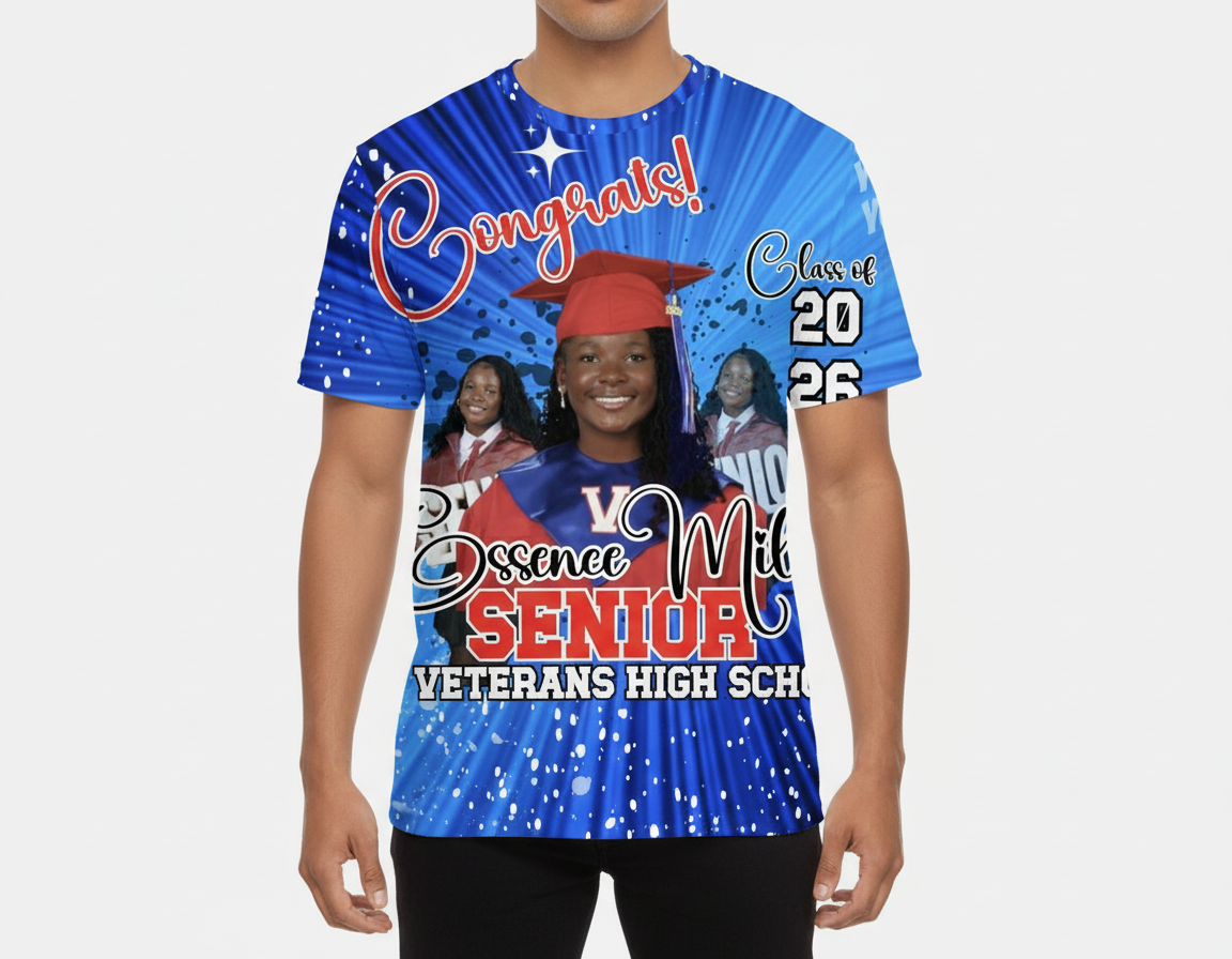 Custom 3D All-Over Print Shirt – Personalized Tee