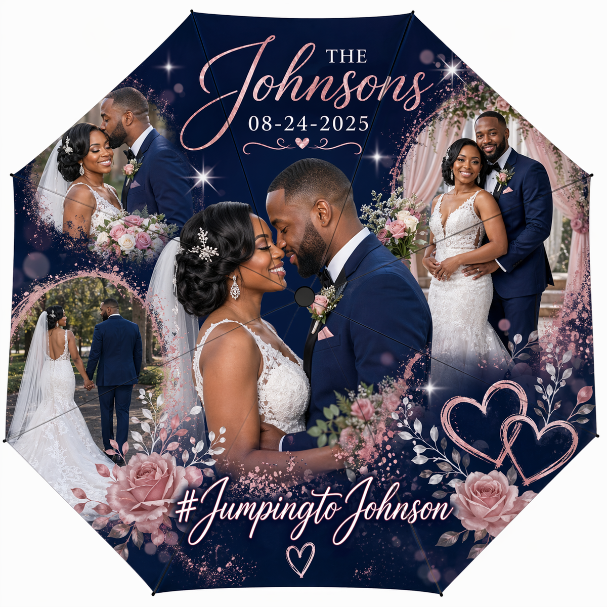 60in Custom All Over Printed Umbrella
