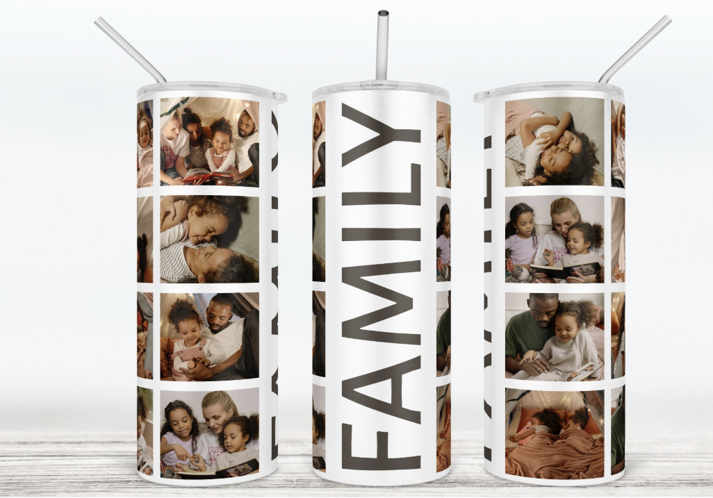 Photo Collage Tumbler