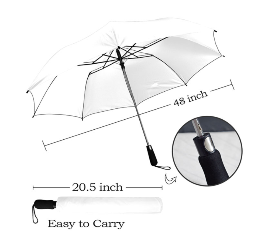 Custom All Over Printed Umbrella – Semi-Automatic Foldable